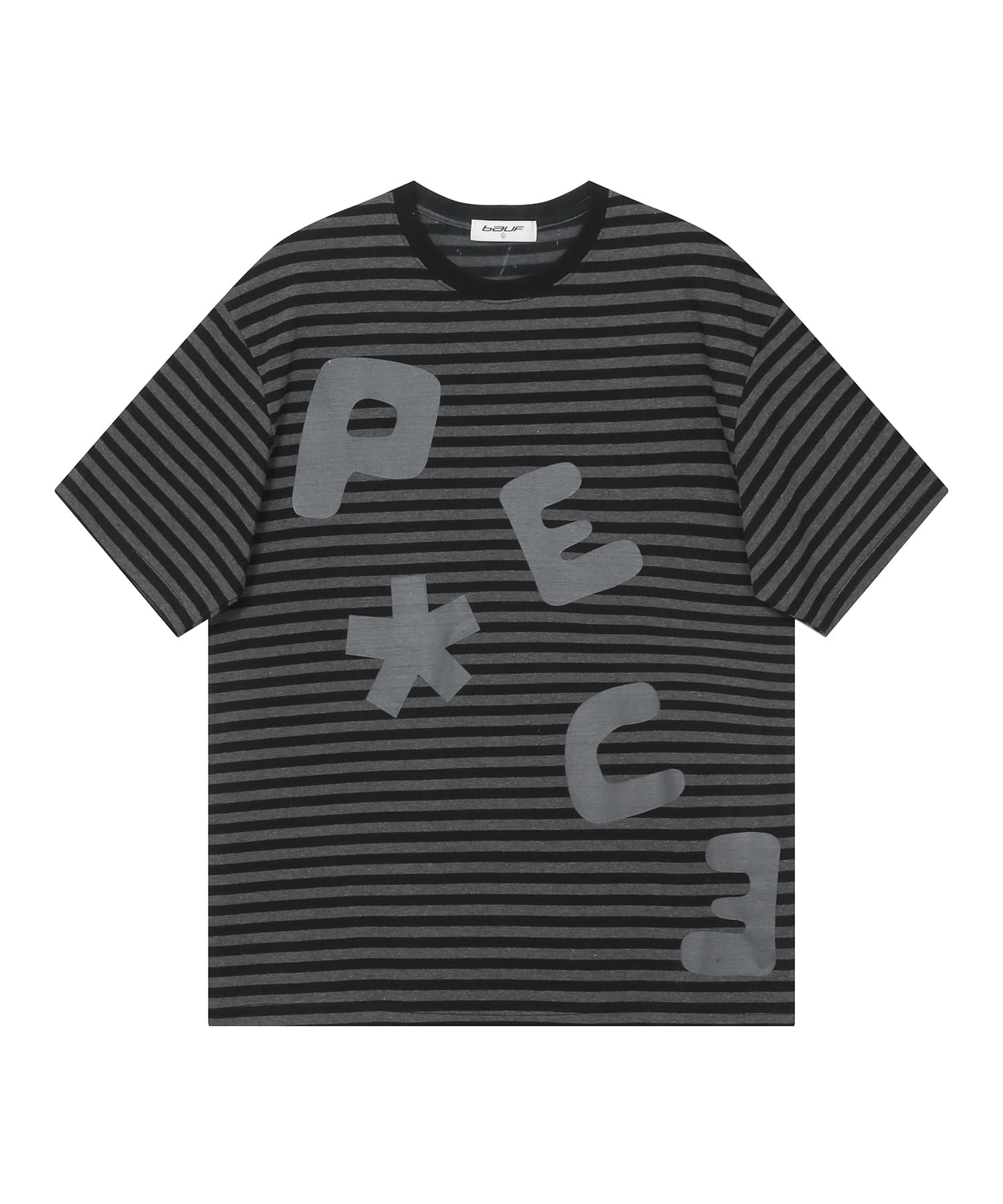 Piece Logo T-shirt [Street Black]