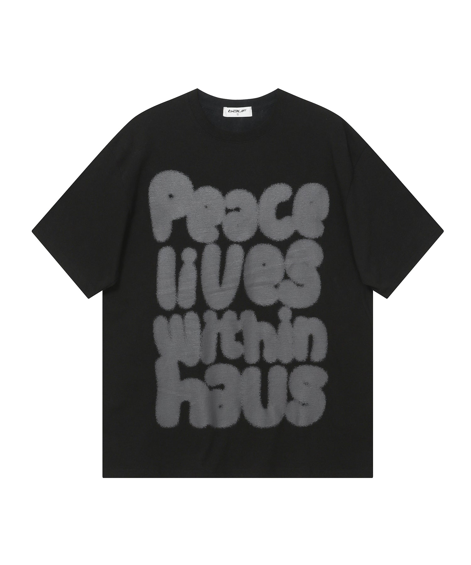 Peace House T-shirt [Black]