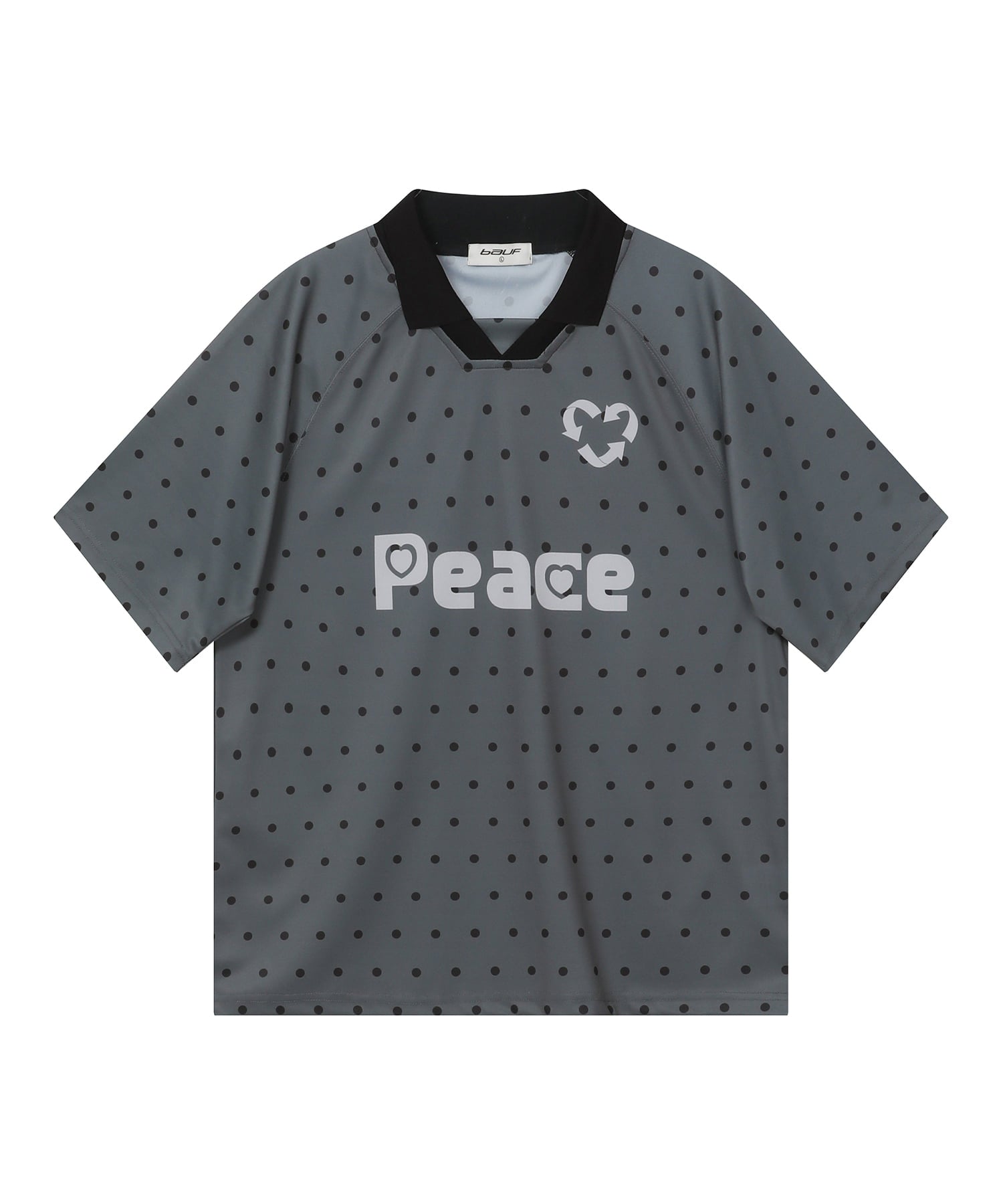 Dot Jersey T-shirt [Charcoal]