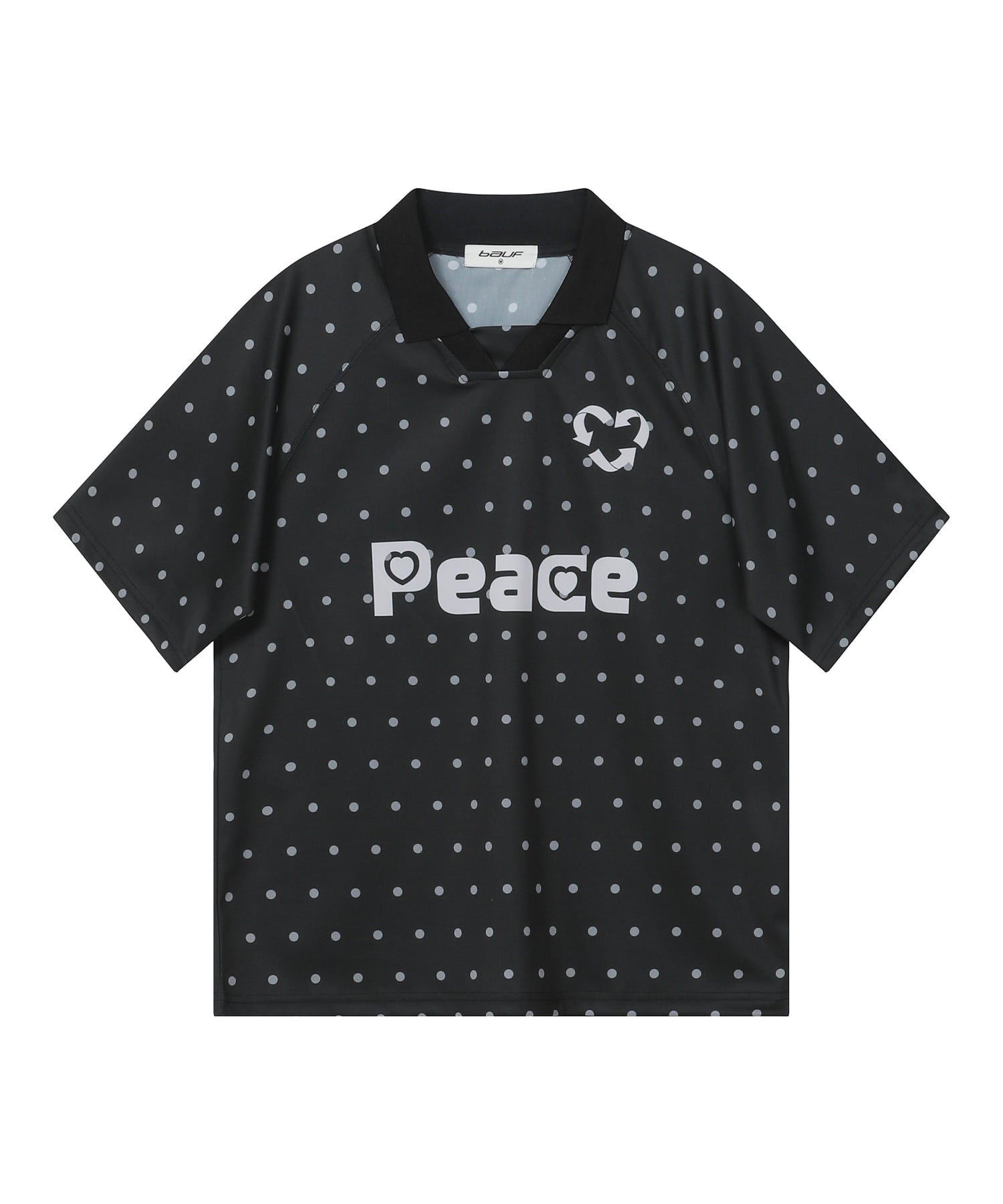 Dot Jersey T-shirt [Black]